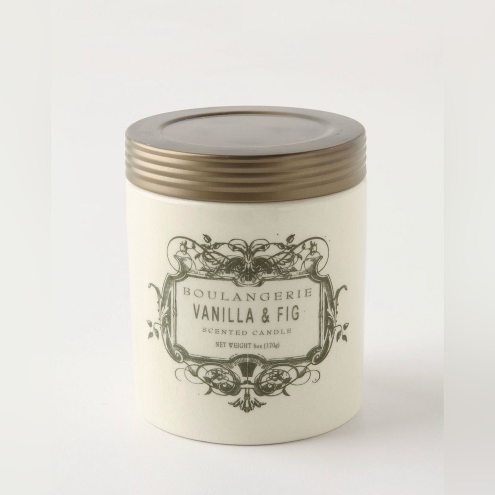 Anthropologie Boulangerie Vanilla & Fig Jar Candle, NWT - Picture 2 of 4